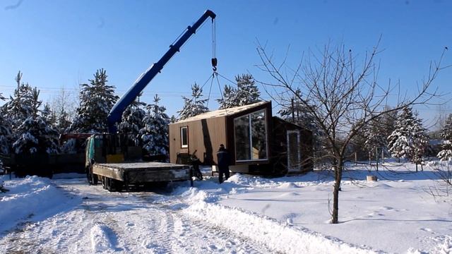 Модуль Дача 30м2 п.Нелжа / Модульный Дом / Дачный домик от компании "Модульные Технологии" смотреть онлайн