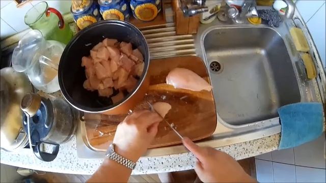 Куриноe филе в мультиварке. Диетический рецепт. смотреть онлайн