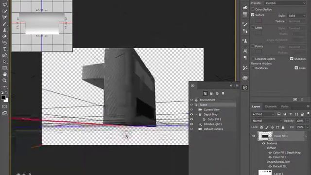 Adobe Photoshop CC - 3D Օբյեկտ Խորության Քարտեզից (Mesh From Depth Map) in Armenian смотреть онлайн