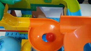 аналог lego duplo. Curio. Горки испытание для шариков