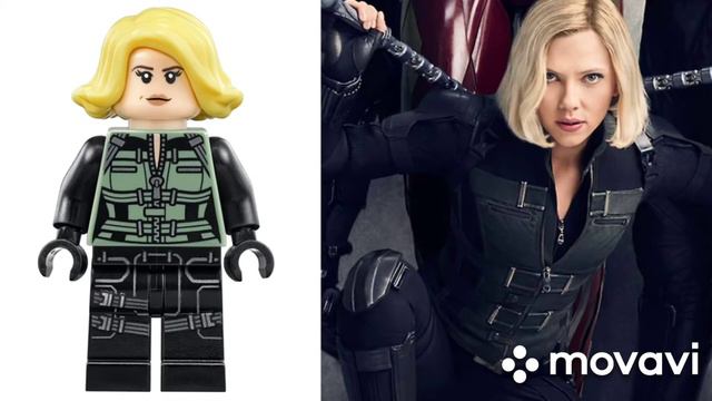 Сравнение героев Марвел из фильмов и из Лего смотреть онлайн
