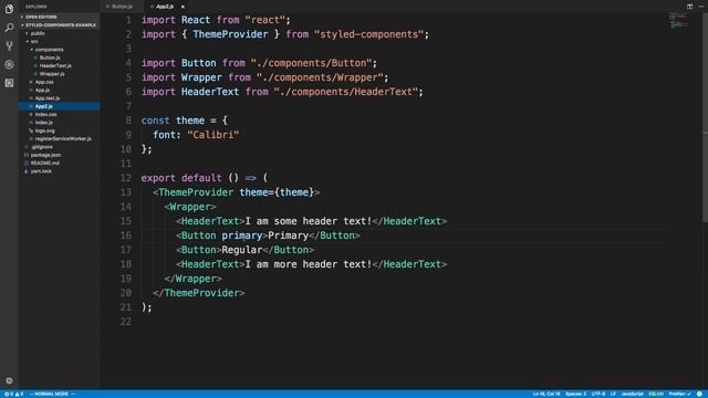 React Styled Components Tutorial