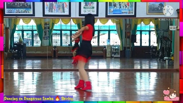 DANCING ON DANGEROUS SAMBA - LINE DANCE смотреть онлайн