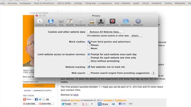 How to Block 3rd Party Cookies on Safari : Mozilla Firefox Tips & More смотреть онлайн