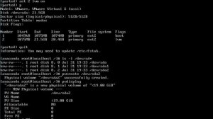 Создание LVM разделов вручную и установка Linux