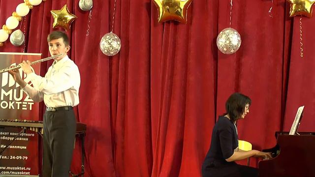 Щелконогов Серафим флейта Ф.М. Верачини Ларго смотреть онлайн