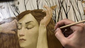 How to paint hair?  Волосы леcсировкой!