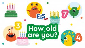 How old are you video for kids//My name is esl cartoon