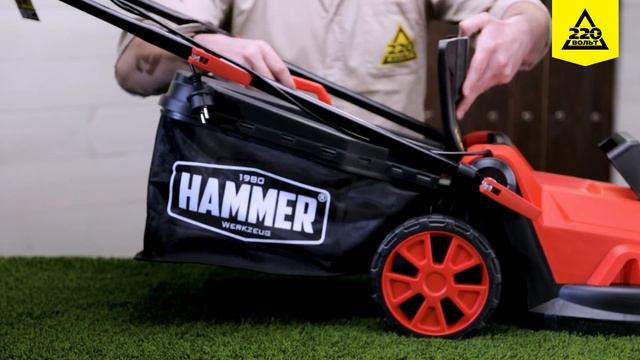Обзор Газонокосилка электрическая HAMMER ETK2000 смотреть онлайн