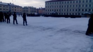 Марш 23 бригады. в/ч 65349. 27.12.2015.
