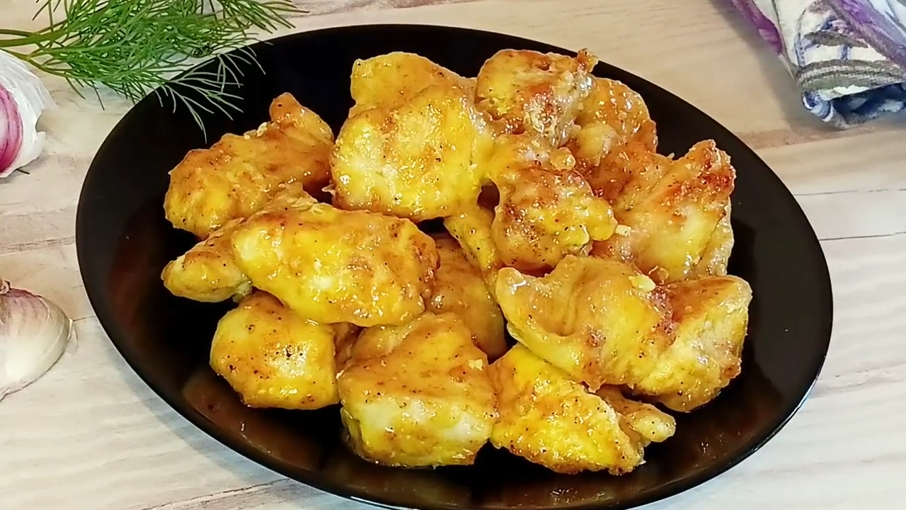 Мясо ТАЕТ во рту как МАСЛО - БАРХАТНОЕ куриное филе Вкусный Быстрый рецепт курицы в чесночном соусе