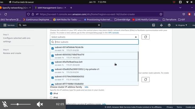 How to Create EKS Cluster using GUI Console | AWS | Kubernetes cluster