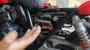 Honda CB400 _Самодельный реле-регулятор_