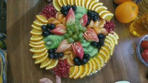 Фруктовая нарезка на ПРАЗДНИЧНЫЙ СТОЛ?./ Праздничная нарезка ./ Фрукты./ Красивая подача фруктов.