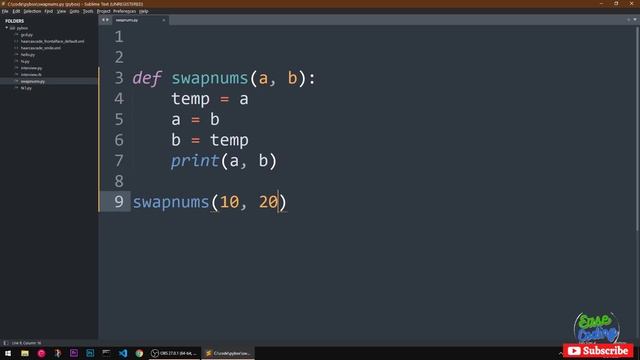 How to Swap Values in Python with Function