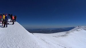 Панорама Кавказа с вершины Эльбруса