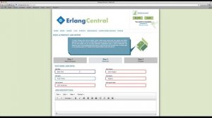 Erlang Central help - adding job ads