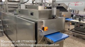 LST chocolate bar molding line.