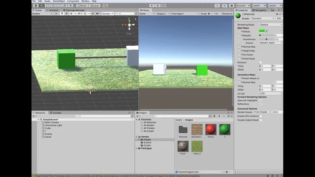 Моя первая игра на Unity. Unity уроки. Программирование для детей.  Урок 3