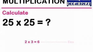 Fast Multiplication Trick  : 25 x 25 | Sagar Coaching Classes