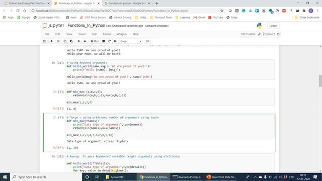 11.4: Python Bootcamp for Beginners: *args and **args