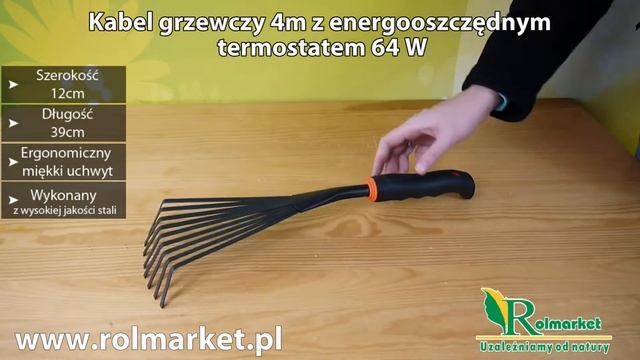 Metalowe ogrodnicze miotło-grabki DE LUXE KT-Y6006 | Rolmarket.pl смотреть онлайн