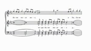 Апостоли от конец (Светилен Успению Божией Матери напев КПЛ) гарм. для м. х. И. Небесный