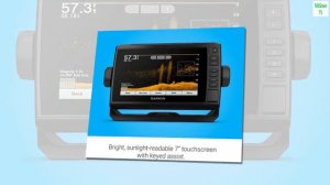 Garmin ECHOMAP UHD 74Cv, 7" Keyed-Assist Touchscreen Chartplotter with U.S. BlueChart G3 and GT24UH