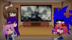DDLC reacts to Metallix vs Sonic.EXE | Read Desc | DokiDokLiteratureClub