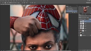 Photoshop Manipulation Tutorial // How To Create Spider Man  Poster // Easy By // Sony Jackson