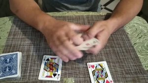 Карточный фокус с вальтами и дамами. Обучение.