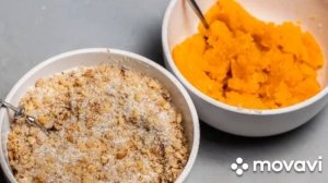 Пирог с грецкими орехами и курагой