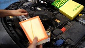 Mercedes W176 A180 Luftfilter wechseln | change air filter | VitjaWolf | Tutorial | HD