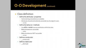 Chapter 8 - Object Oriented Development   Part 1