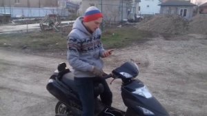 Первый выезд электро скутера своими руками
