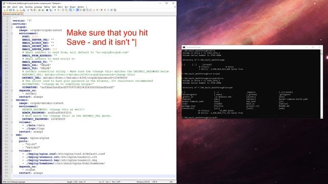 05 Docker compose build yaml update process смотреть онлайн