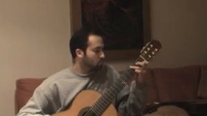 G.A Brescianello Gigue from partita IX (Classical Guitar)