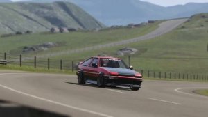 Drifting with an AE86 (Assetto corsa, wheel no assist)