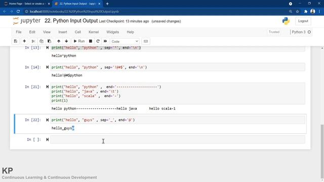 22.  Python Input Output Operation