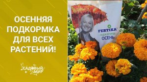 Осенняя подкормка  для плодовых деревьев, кустарников  и роз. Комплексная, универсальная,