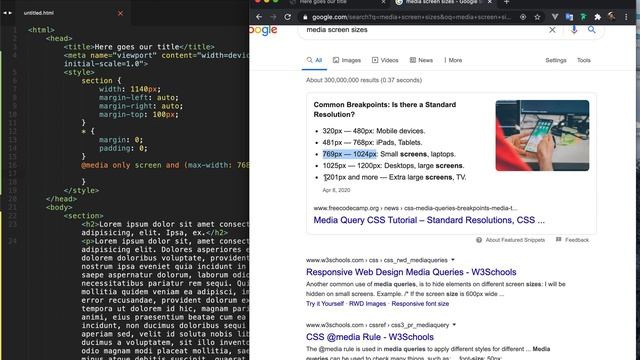 How to use CSS media query - Making Webpage responsive