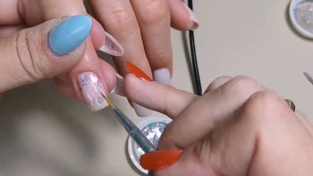 БЫСТРЫЙ+ПРОСТОЙ ДИЗАЙН/Укрепление ногтей/Объмный дизайн на коротышах/Коррекция//Марина Захаричева