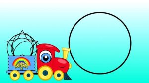 Развивающий мультик. Учим геометрические фигуры и цвета.