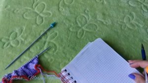 Снуд спицами. Шапка и снуд для девочки, ог 50-52 см