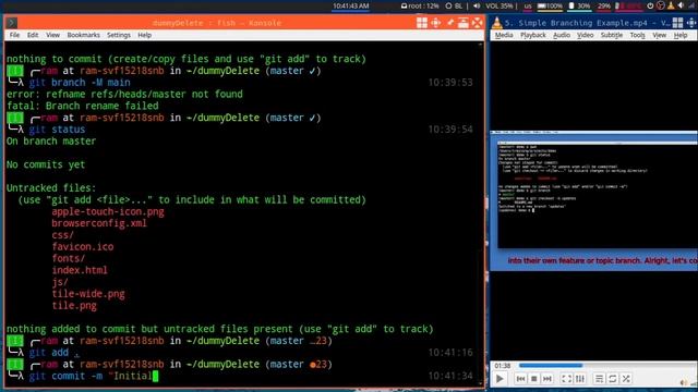 Git and github getting started basics part 1. смотреть онлайн