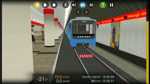 [Hmmsim 2]. Покатушки на поезде метро 81-718/719 по линии М2 Будапештского метрополитена