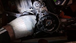 Снятие ротора генератора Kayo K1 MX 2021 г. 166 fmm