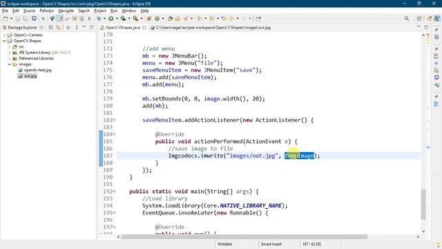 java: draw polygon and add text on images with opencv || OpenCV || Java || eclipse || swing