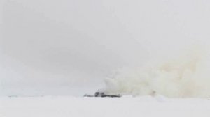 Пуск ракеты Р-29РМ "Синева" с северного полюса
