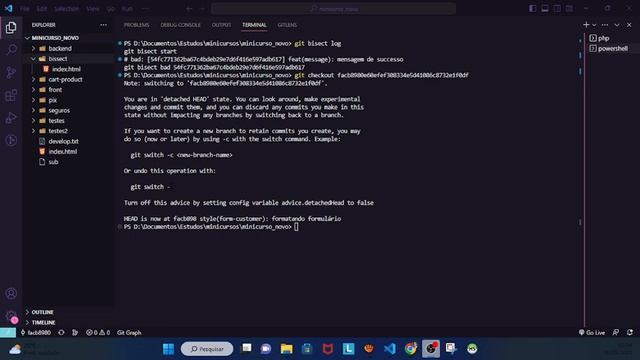 Git Bisect смотреть онлайн